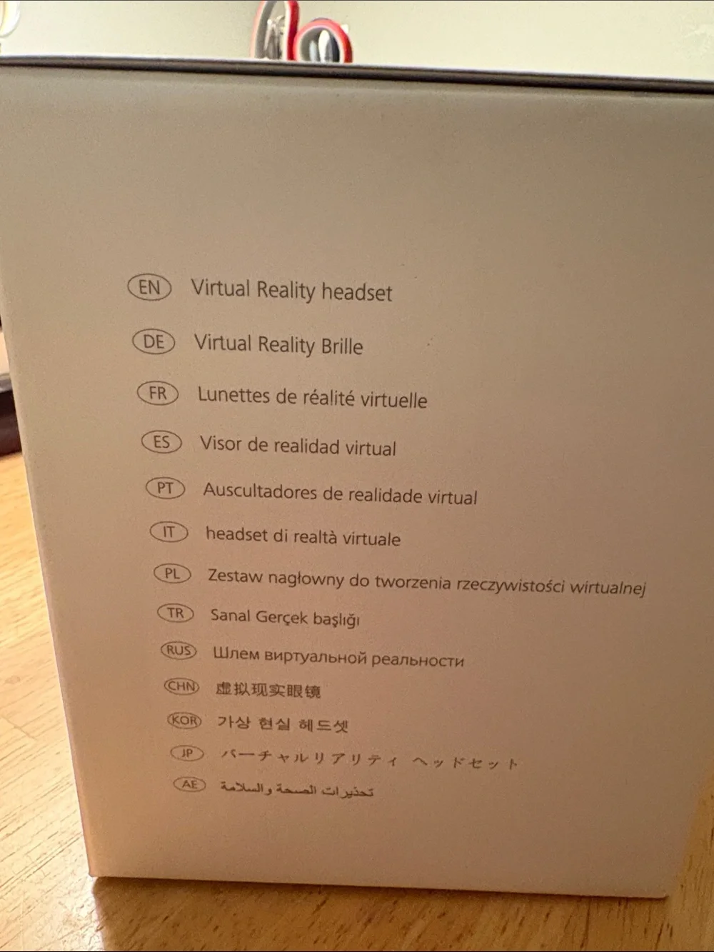 VR One Plus Virtual Reality Headset — Black and White